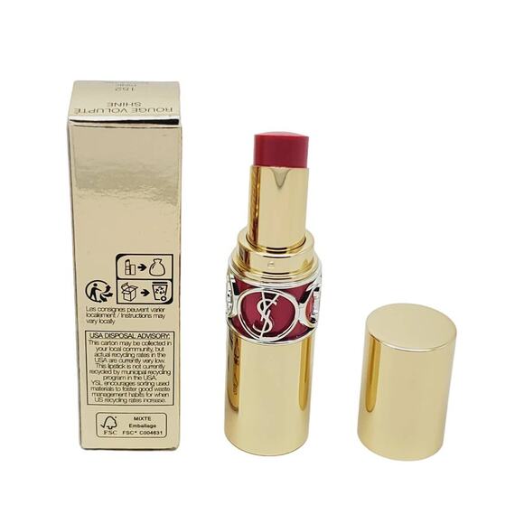 Yves Saint Laurent Rouge Volupte Shine Oil-In-Stick 152 Pink Broderie - Picture 2 of 3